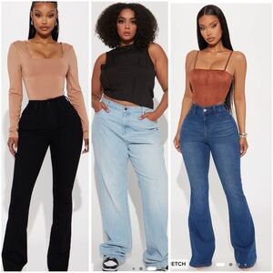 Fashion Nova Size 22 Jean Bundle